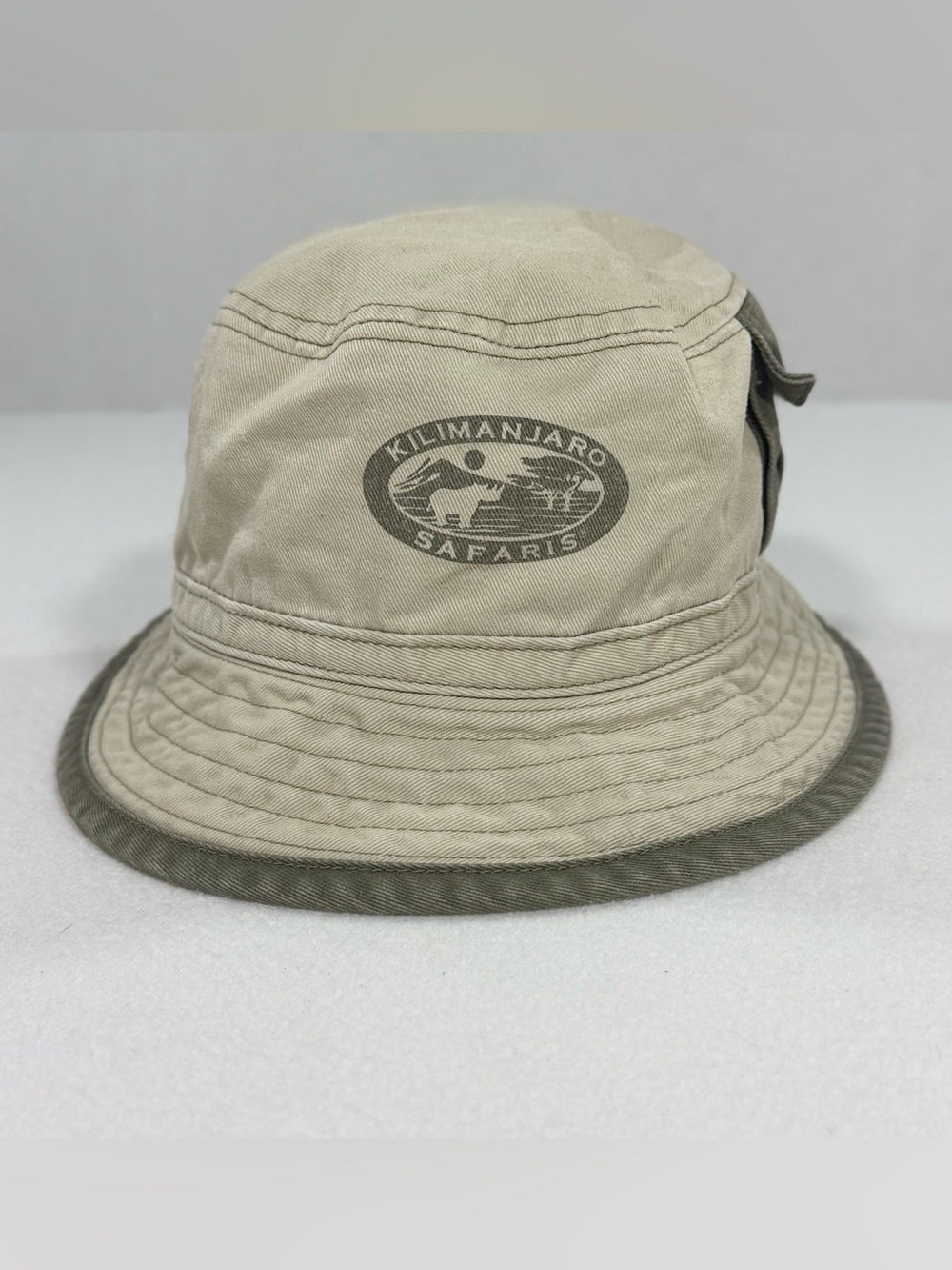 Walt Disney World Vintage Kilimanjaro Safaris Disney World Bucket Hat Beige